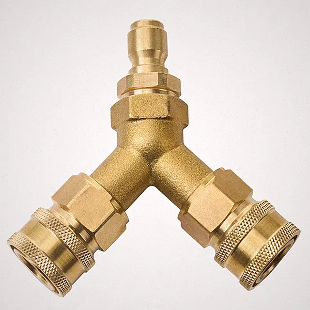 Tool Daily Pressure Washer Tee, Splitter Coupler, 3/8 Inch Quick Connect