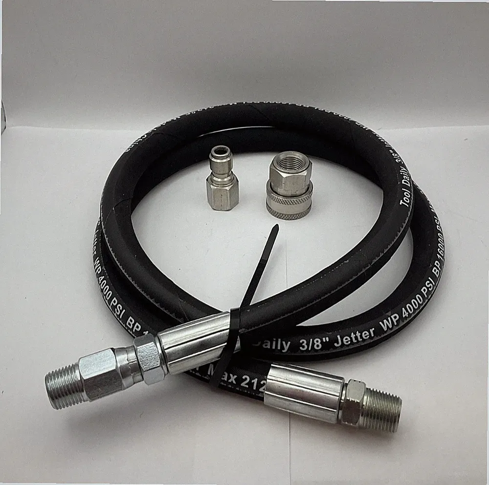 Tool Daily Pressure Washer Whip Hose with Power Washer Adapter Set, 4 FT