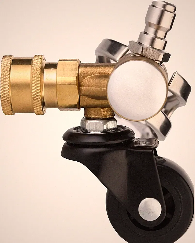 Tool Daily Undercarriage Cleaner Swivel Wheel for Pressure Washer, Underbody Car