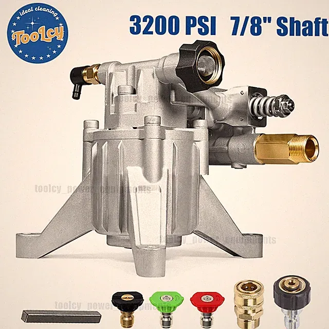 TOOLCY 3200 PSI 7/8" Vertical Pressure Washer Pump 2.5 GPM for Simpson, Ryobi