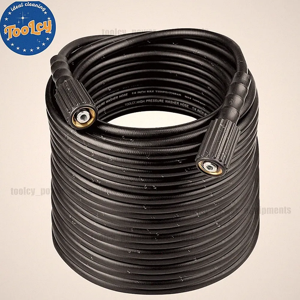 TOOLCY 3300 PSI Power Washer Hose 1/4" Kink Resistant for Ryobi, Troy Bilt