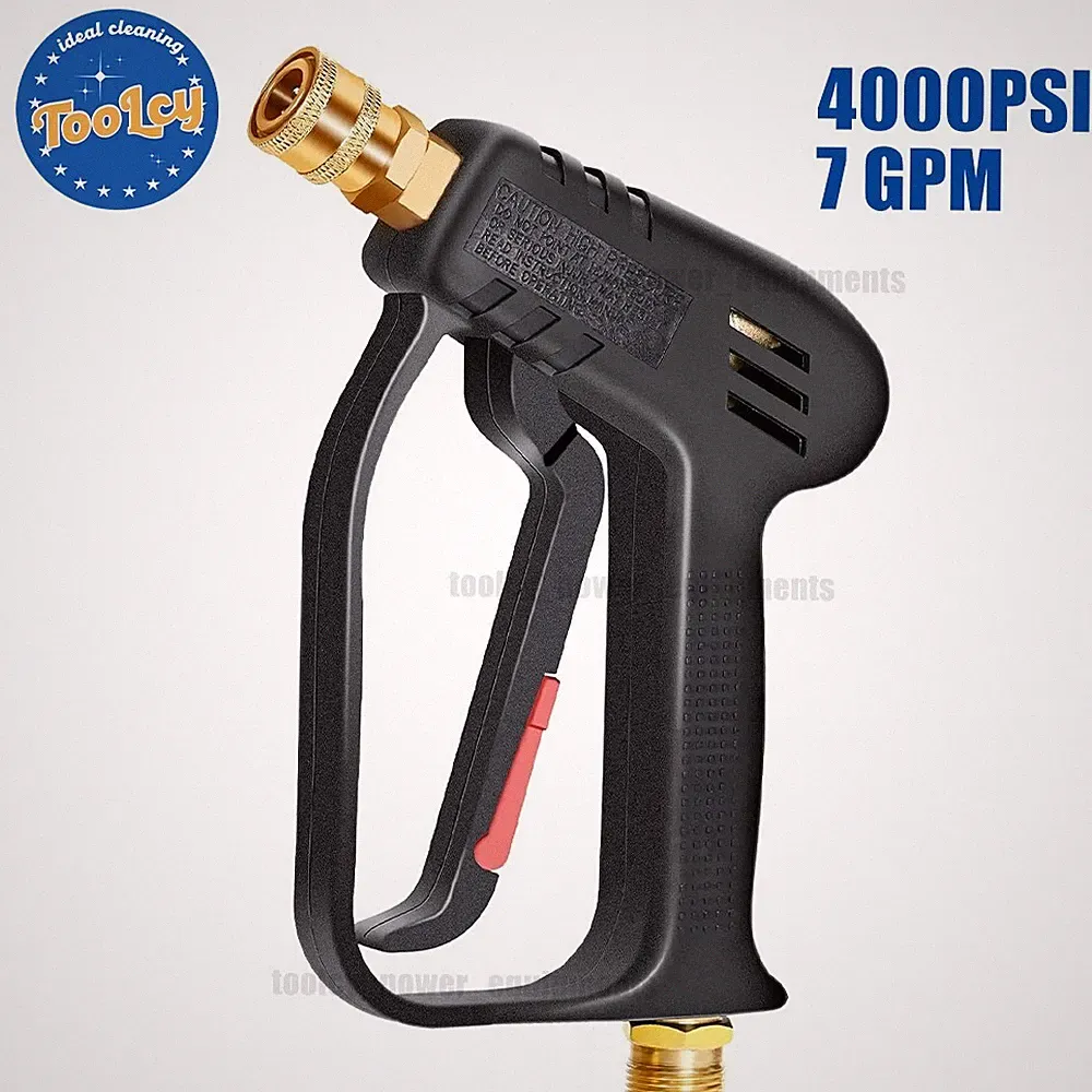 TOOLCY 4000 PSI Pressure Washer Gun M22-14mm 1/4" Quick Connect for Hot Water