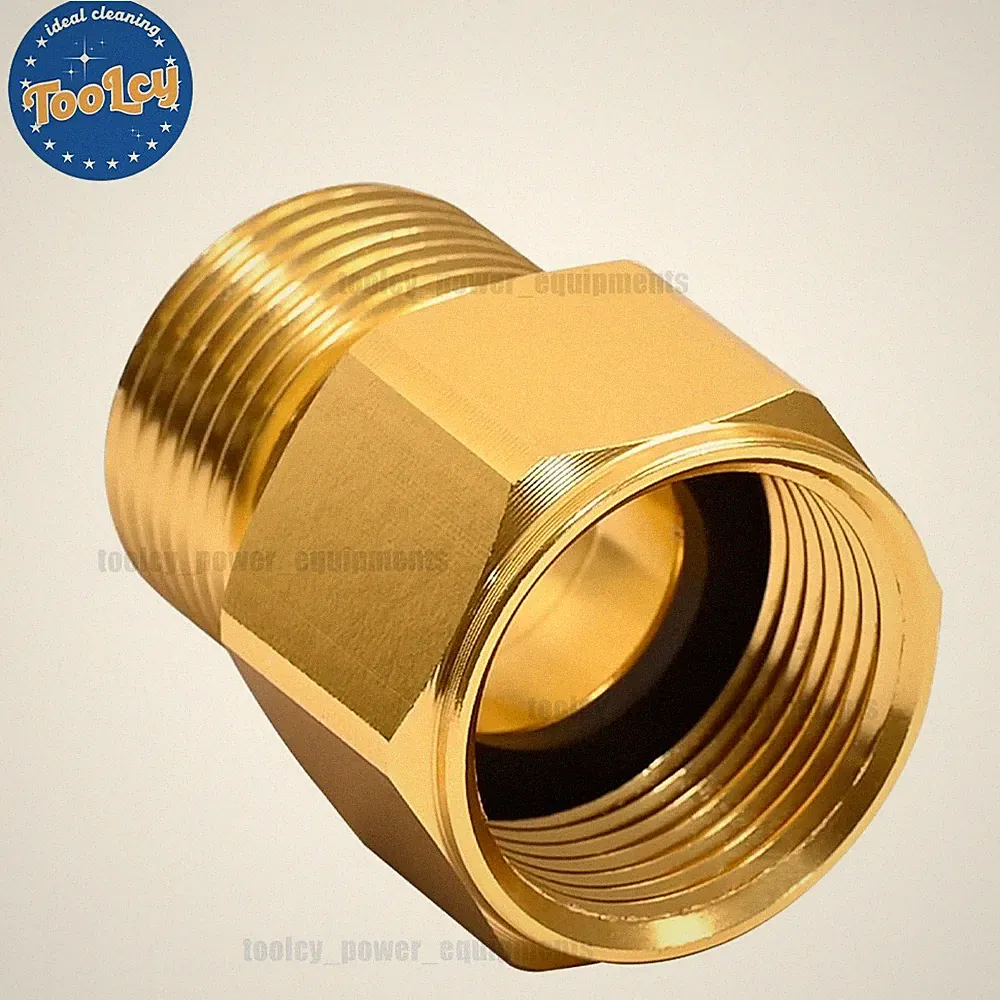 TOOLCY 4000 PSI Pressure Washer M22-14mm Female Thread to M22-15mm Male Fitting
