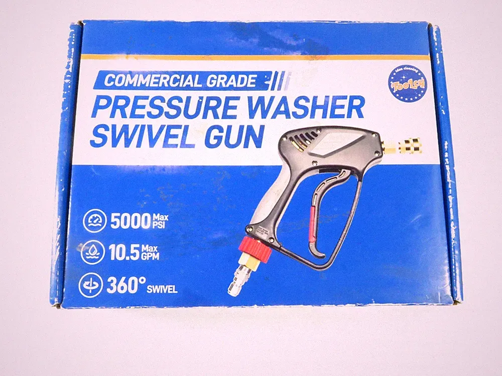 TOOLCY 5000 PSI Pressure Washer Short Gun w/ 1/4'' Quick Connector, Unused