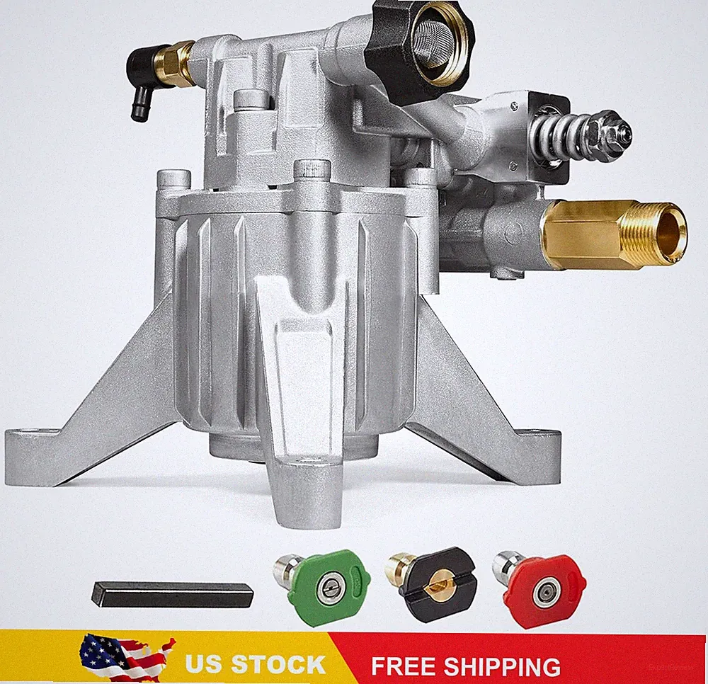 TOOLCY 7/8in Vertical Pressure Washer Pump, 3100 PSI 2.5 GPM Replacement