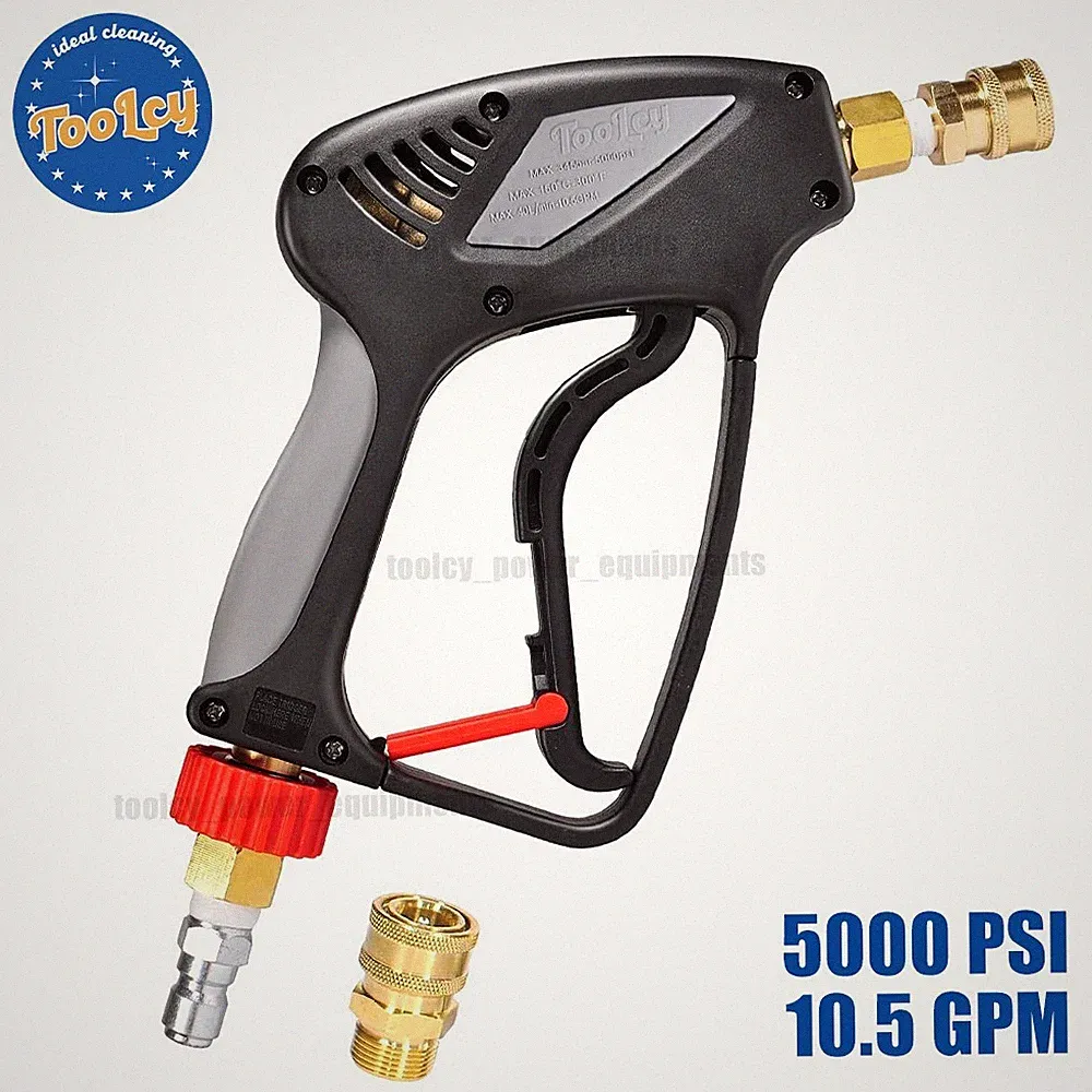TOOLCY Pressure Washer Gun, 5000PSI 10.5GPM, M22-14mm Fitting, for Gas Washer