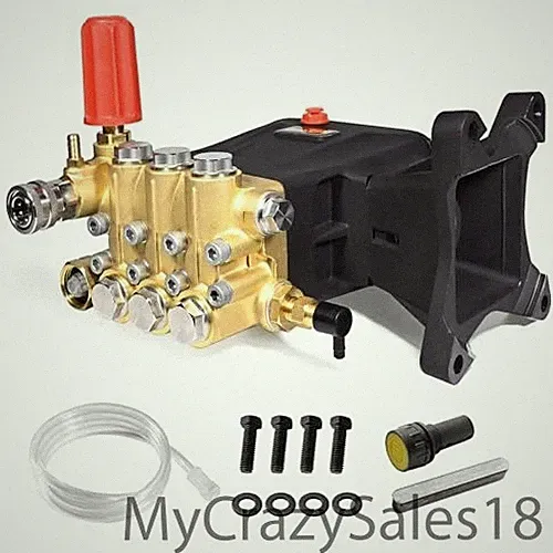 TOOLCY Pressure Washer Pump 3600-4400 PSI Max, 4 GPM Triplex