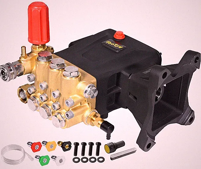 TOOLCY Pressure Washer Pump Max 4000 PSI 4.2 GPM, 1" Shaft 4000, Black