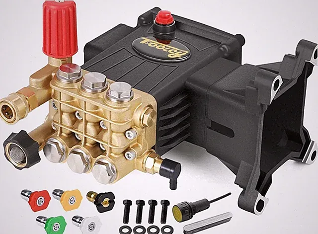 TOOLCY Pressure Washer Pump Max 4000 PSI 4.2 GPM, 1" Shaft Horizontal Black