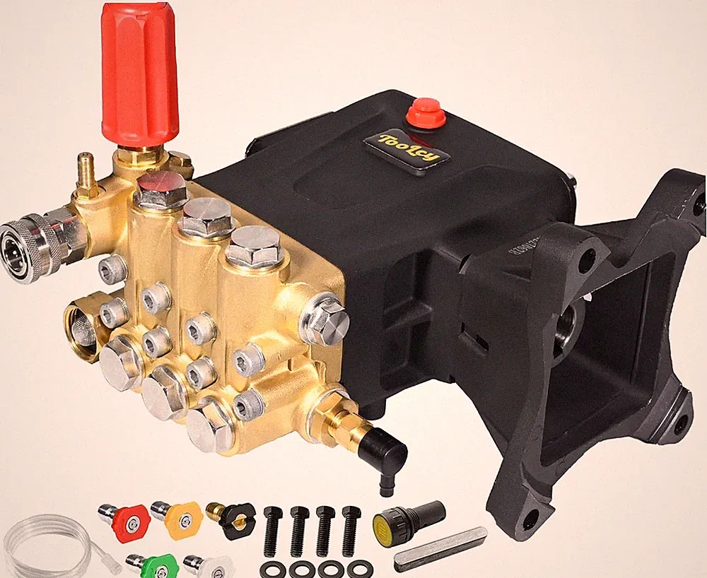TOOLCY Pressure Washer Pump Max 4400 PSI 4.2 GPM, 1" Shaft Horizontal Gas Power