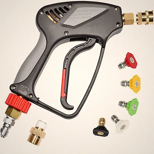 TOOLCY Pressure Washer Short Gun, Commercial 5000 PSI / 10.5 GPM with Nozzle