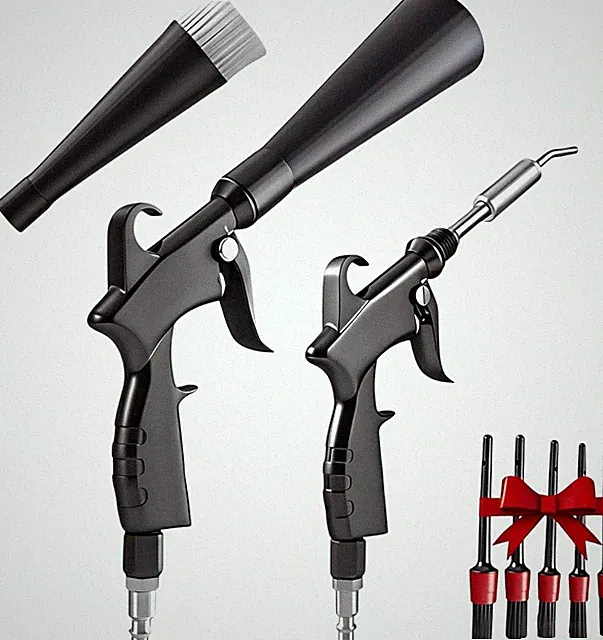 Tornado Car Detailing Cleaning Gun Metal Nozzle High Pressure Air Blow Dust Dirt