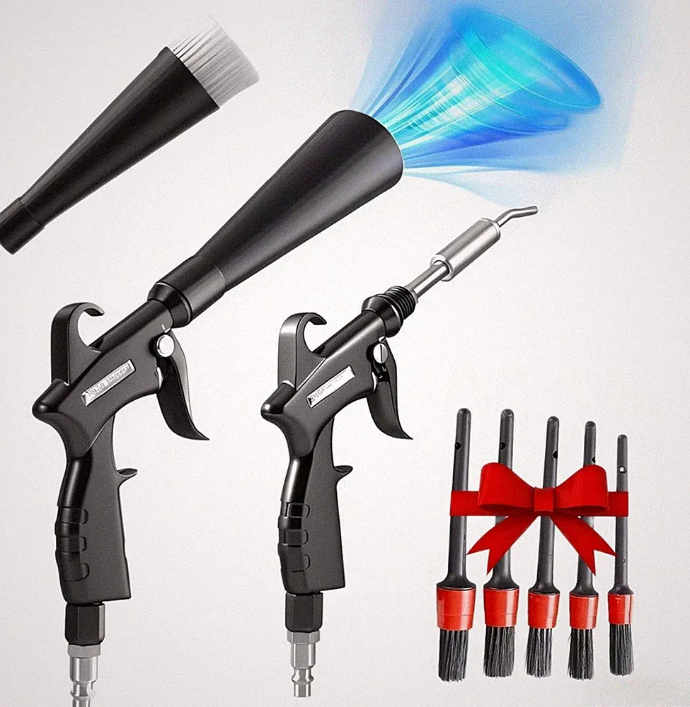 Tornado Detailing Car Cleaning Gun with Metal Nozzle | Interior Drying Air Gun