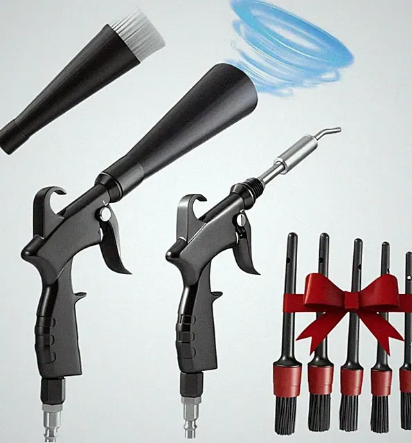 Tornado Detailing Car Cleaning Gun with Metal Nozzle | Interior Drying Air Gun