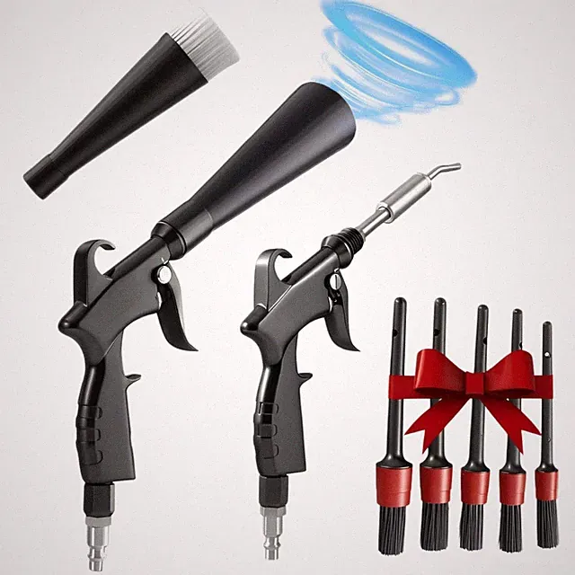 Tornado High Pressure Blower Detailing Car Cleaning Air Drying Gun Kit W/ Nozzle