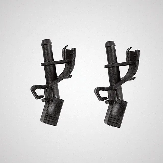 Toyota Corolla/Camry Dual Windshield Washer Nozzles - Black, High-Pressure Jet