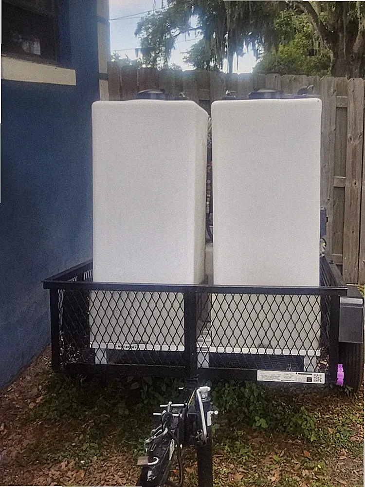 Trailer-Mounted Smart Stream Gas Cold Water Pressure Washer, Hose Reel