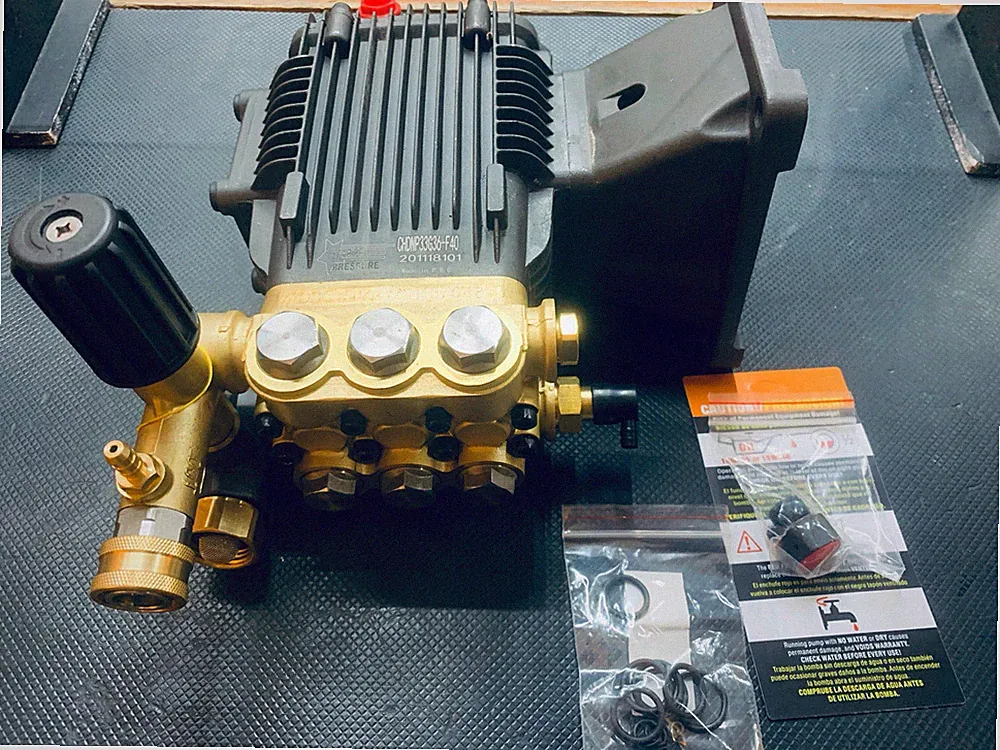 Triplex High Pressure Washer Pump 3 GPM 3400 psi CAT General AR Comet