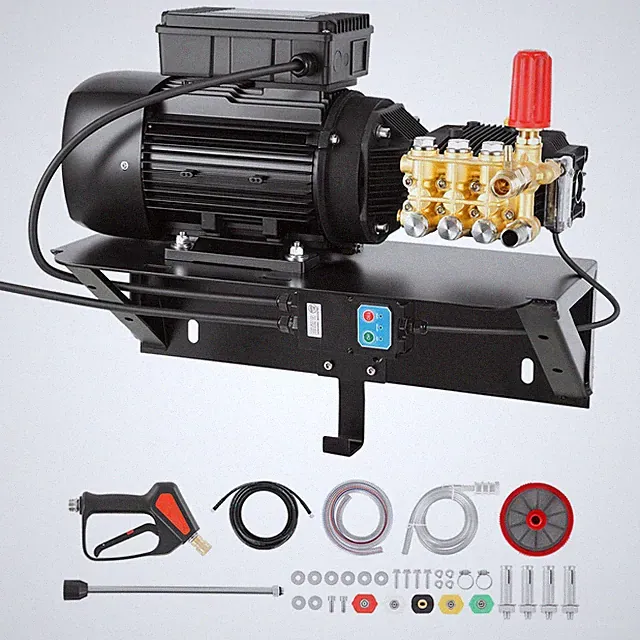 Triplex Pressure Washer Pump Kit — 1220 PSI, 2.2 GPM, 2 HP, 120V
