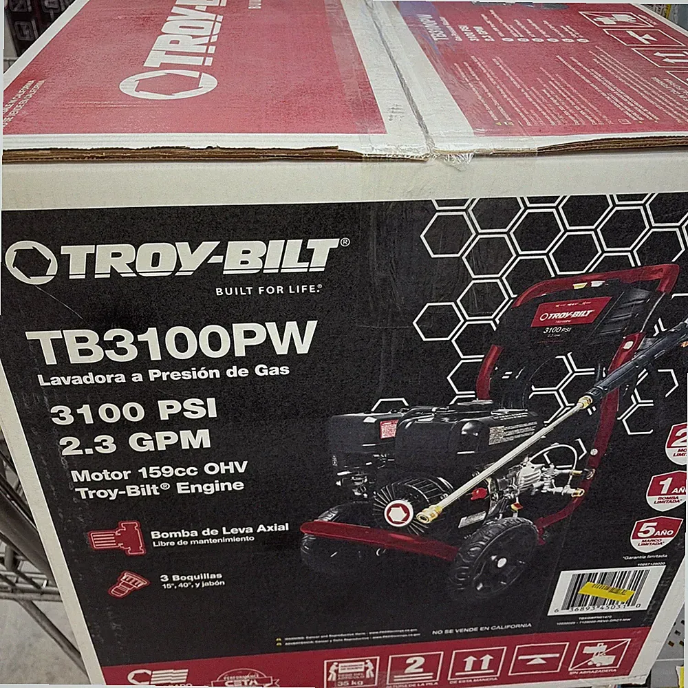 Troy-Bilt 3300 PSI 2.4 GPM Gas Pressure Washer, TB3305PW