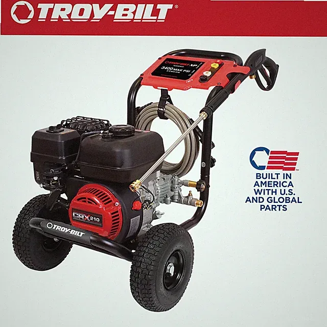 Troy-Bilt 3400 PSI 2.3 GPM Gas Pressure Washer Gasoline pressure washer 208cc