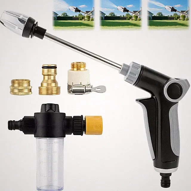 Turbo High Pressure Washer , Heavy Duty Garden Hose Nozzle, Turn Any Hose int...