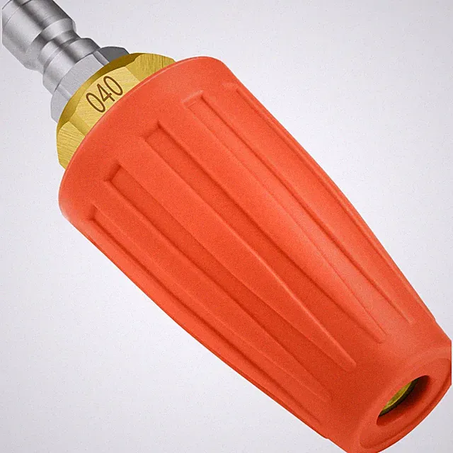 Turbo Nozzle Pressure Washer 4000 PSI Max Rotating Orange Pressure Washer Noz...