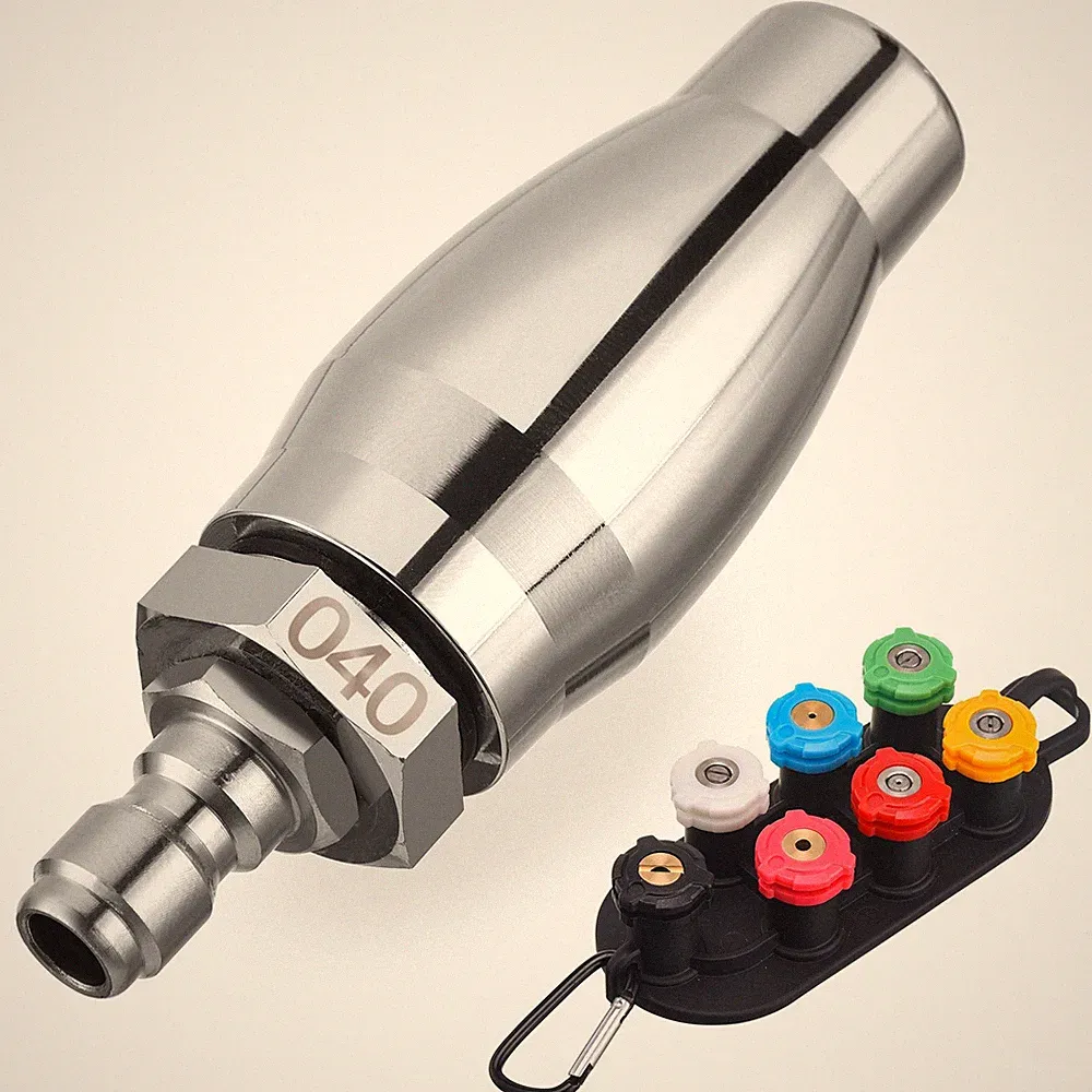Turbo Nozzle Pressure Washer, Rotating Pressure Washer Nozzle with 1/4" Quick...