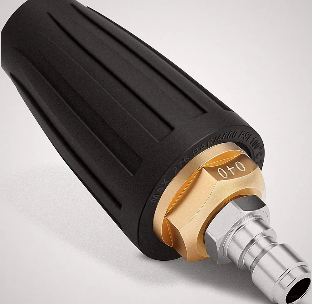 Turbo Nozzle Pressure Washer Tips, 4000 PSI Max, 360° Rotating
