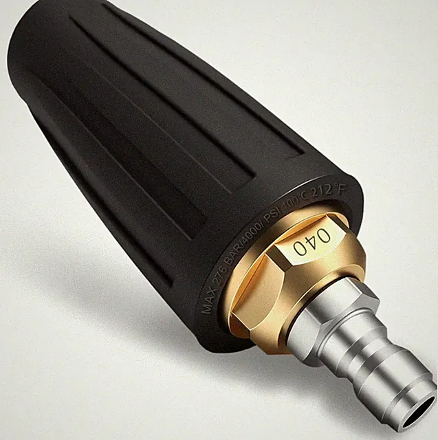 Turbo Nozzle Pressure Washer Tips, Max 4000 PSI, Upgrade 360° Rotating Turbo Sp