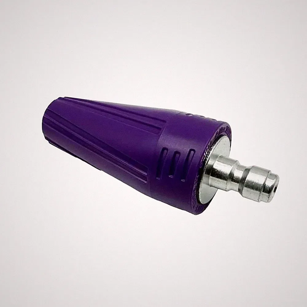 Turbo Nozzle Universal for Pressure Washer Rotating Nozzle Purple 1/4 inch Qu...