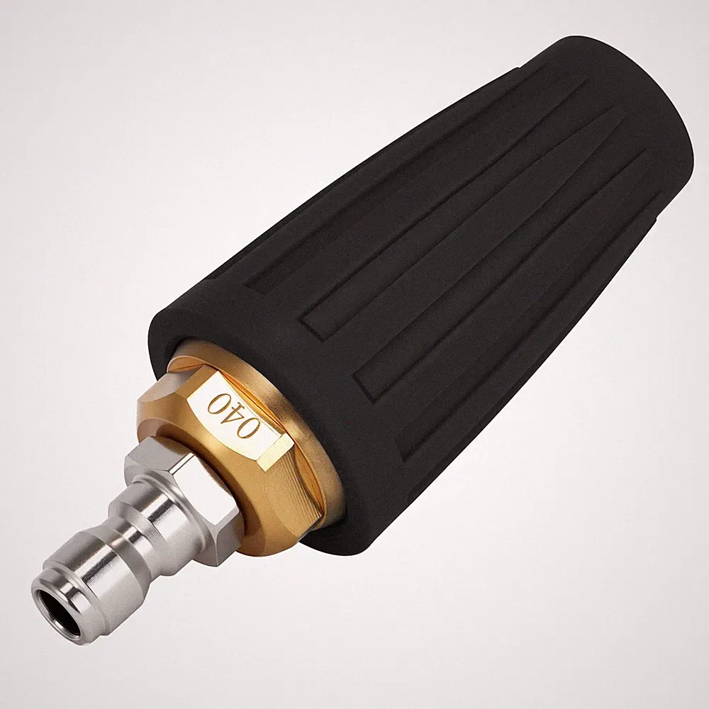 Turbo Pressure Washer Nozzle, 1/4 Inch Quick Connect, 4000 PSI 360° Rotating...