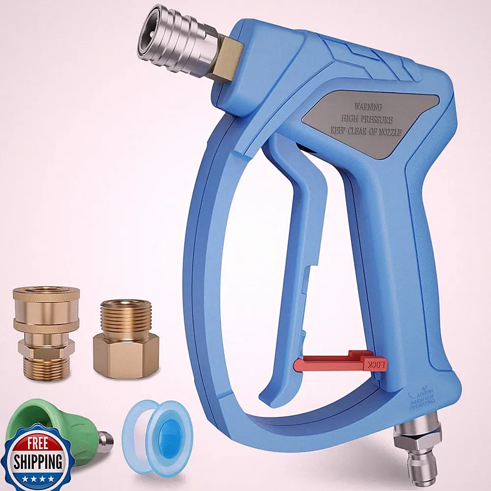 TUTULUCK® Pressure Washer Short Gun with 3/8" Swivel, Power Washer Stubby Tri