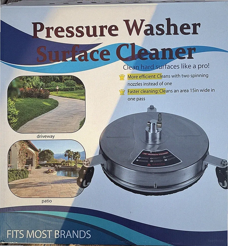 Twinkle Star 15" Surface Cleaner for Pressure Washer, Replacement Nozzles