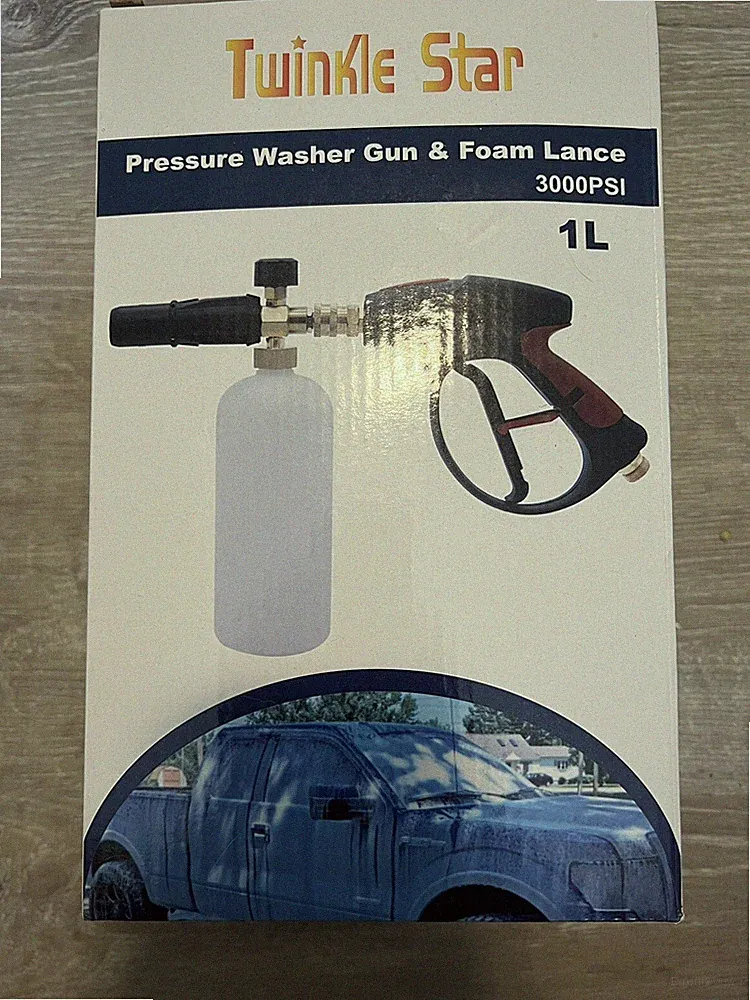 Twinkle Star 3000 PSI High Pressure Washer Gun Foam Cannon Foam Car Washer
