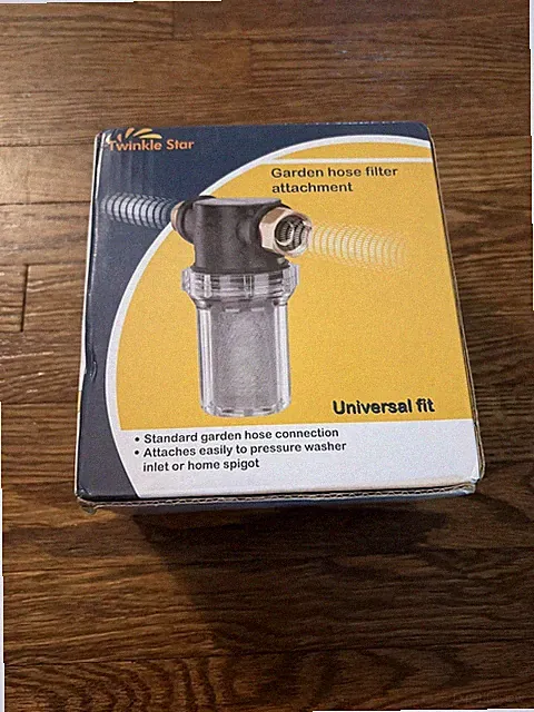 Twinkle Star Garden Hose Filter Attachment Universal Fit- New