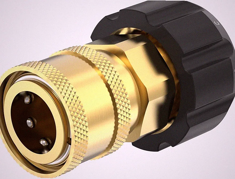 Twinkle Star Pressure Washer Adapter, 3/8" NPT to M22 14mm Female | Quick