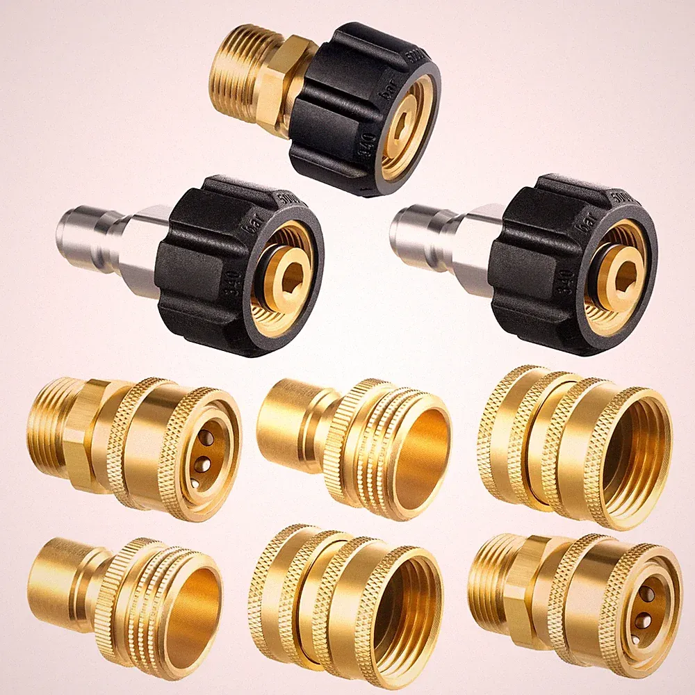 Twinkle Star Pressure Washer Adapter Set Quick Disconnect Kit M22 Swivel
