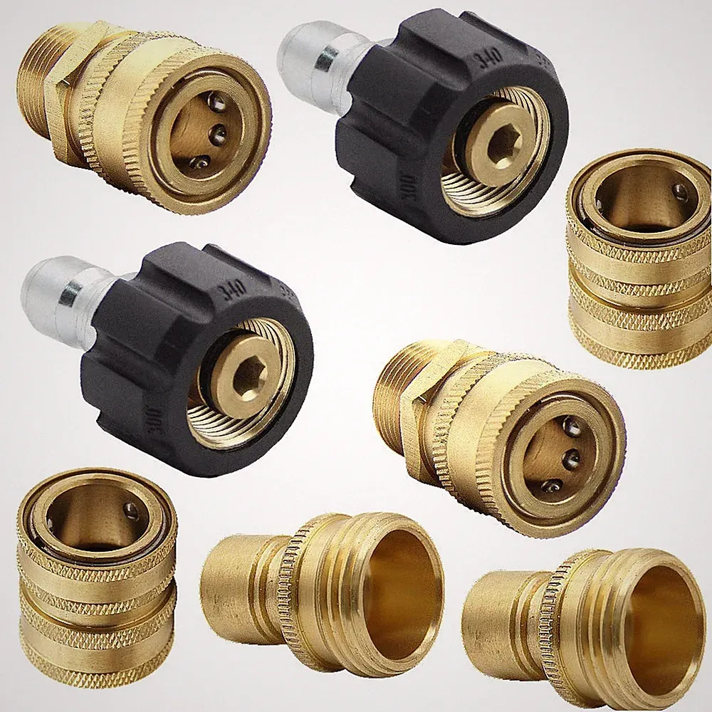 Twinkle Star Pressure Washer Adapter Set, Quick Disconnect Kit, M22 Swivel to...