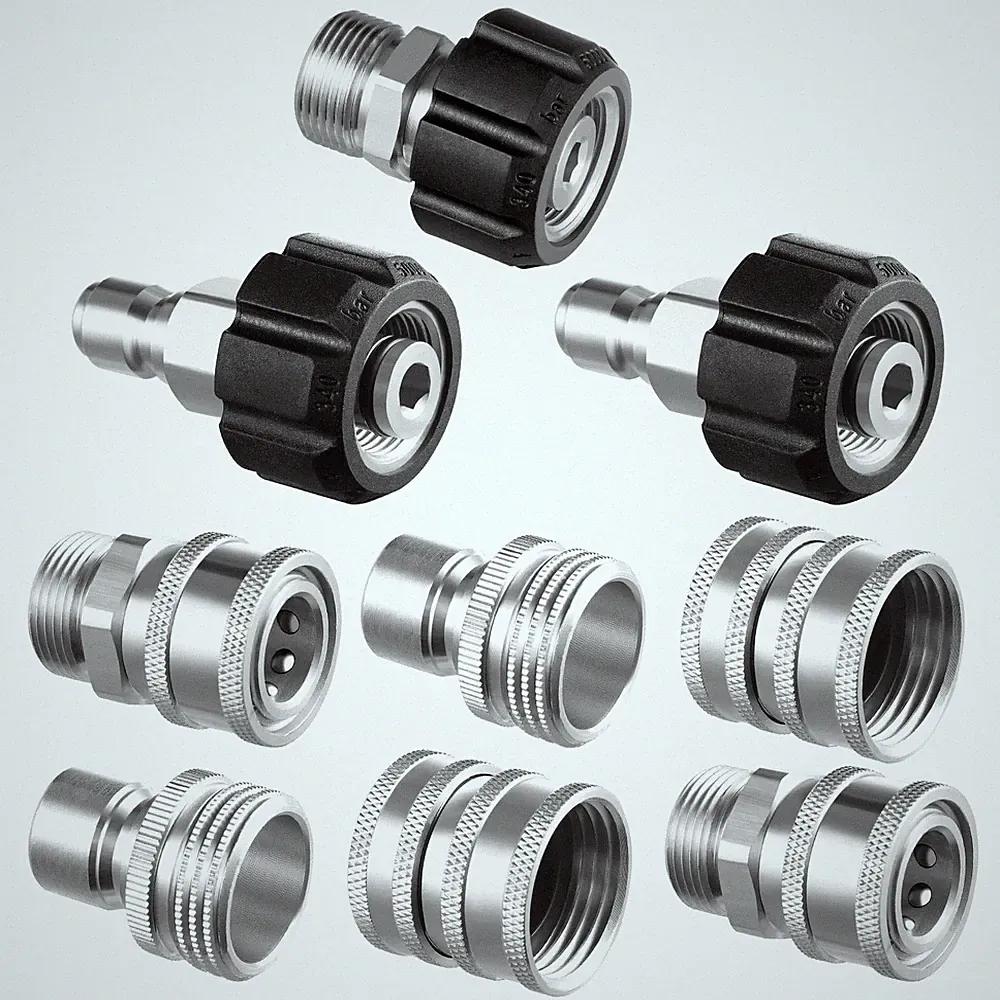 Twinkle Star Pressure Washer Adapter Set, Stainless Steel Quick Disconnect Ki...