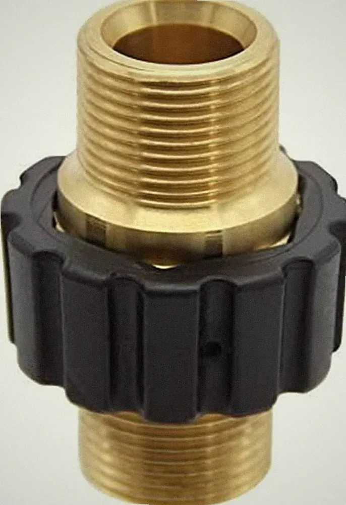 Twinkle Star Pressure Washer Hose Quick Connector, M22 Metric Male M22-M22