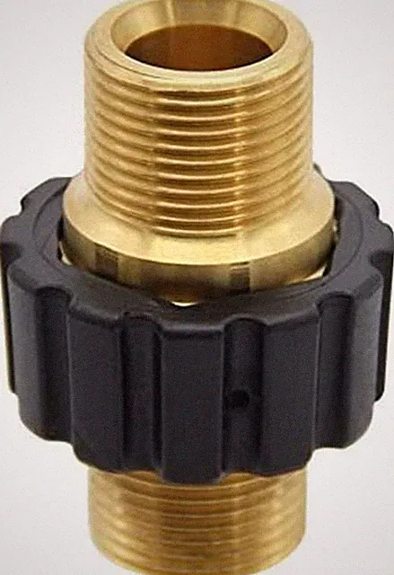 Twinkle Star Pressure Washer Hose Quick Connector, M22 Metric Male M22-M22