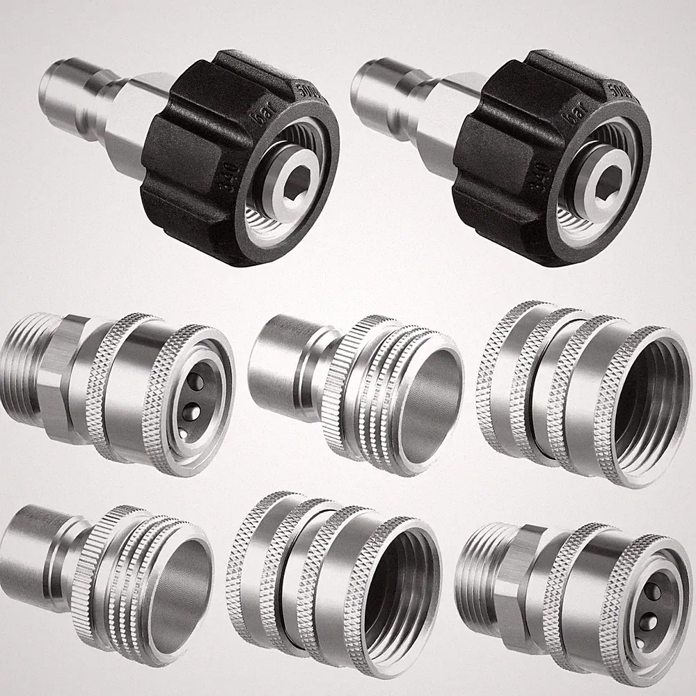 Twinkle Star Pressure Washer Quick Disconnect Adapter Set, Stainless Steel
