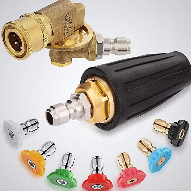 Twinkle Star Pressure Washer Tips Turbo Nozzle, 4000 PSI Max, 360°Rotating Spray