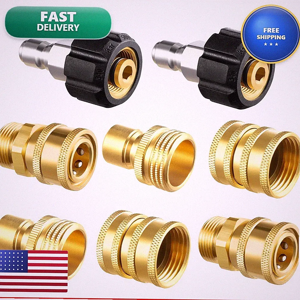 Twinkle Star TWIS3834GM Pressure Washer Adapter Set Quick Disconnect Kit