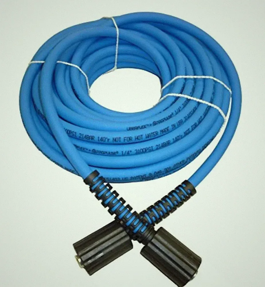 UBERFLEX 50' Replacement Pressure Washer Hose 1/4" 3100 PSI M22 14mm