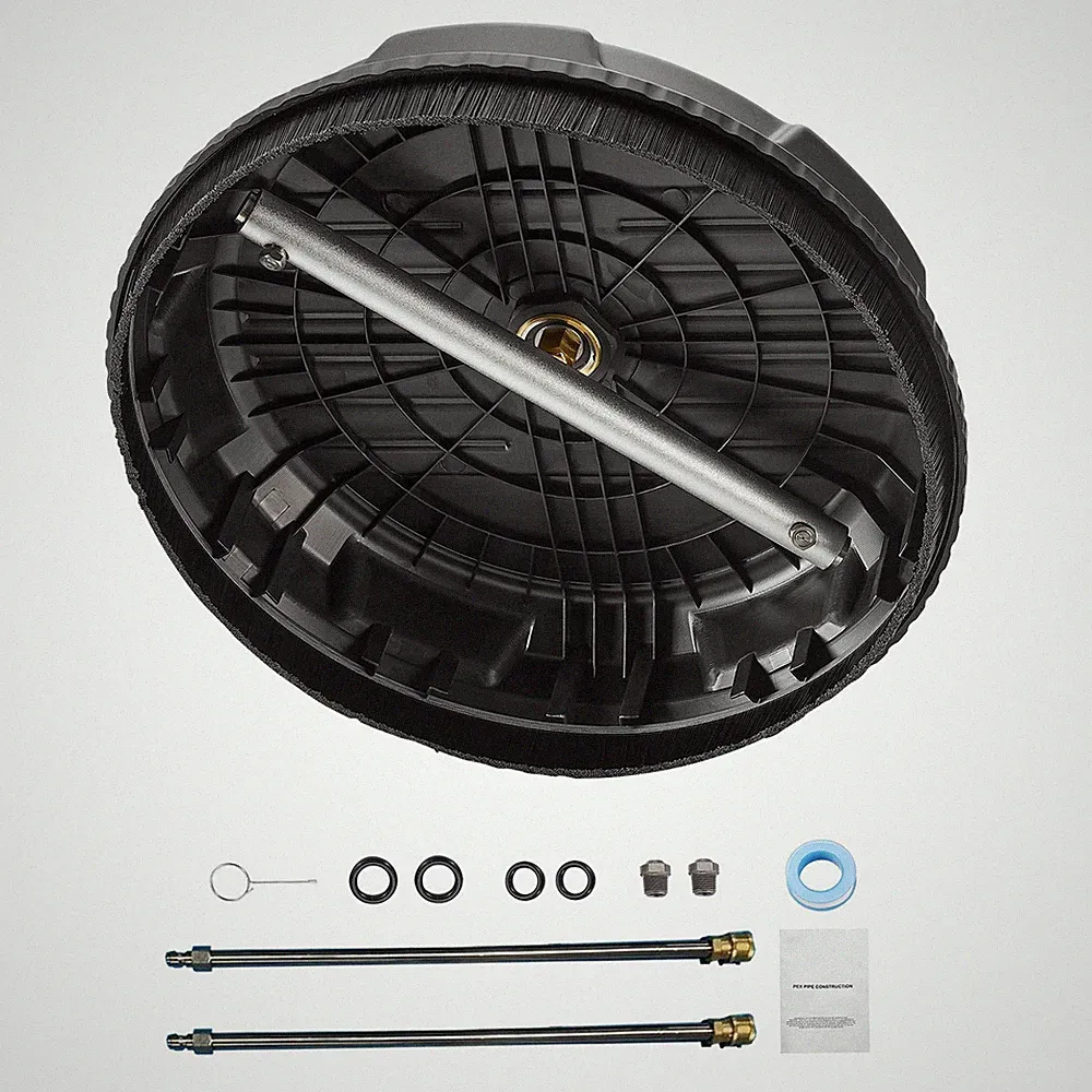 Uimoso 15" Pressure Washer Surface Cleaner Max 4000 PSI with 2 Extended Wands