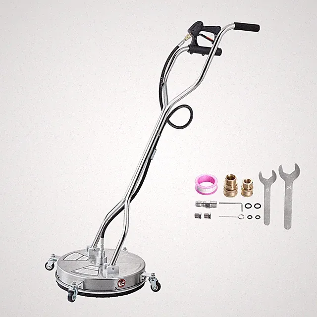 Uimoso 18" Pressure Washer Surface Cleaner 4 Wheels Dual Handle 4000 Max PSI