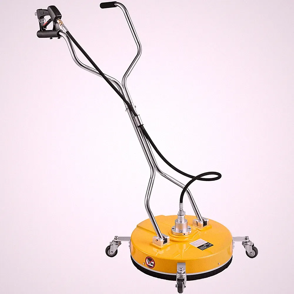 Uimoso 20-Inch Pressure Washer Surface Cleaner with Raised Handle, ABS Yellow