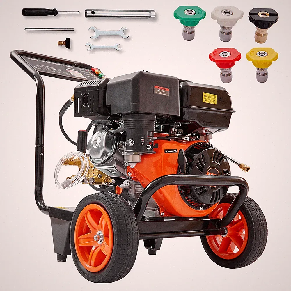 Uimoso 4400 PSI 4.0 GPM Cold Water Gas Pressure Washer 390cc with 5 Nozzles Set